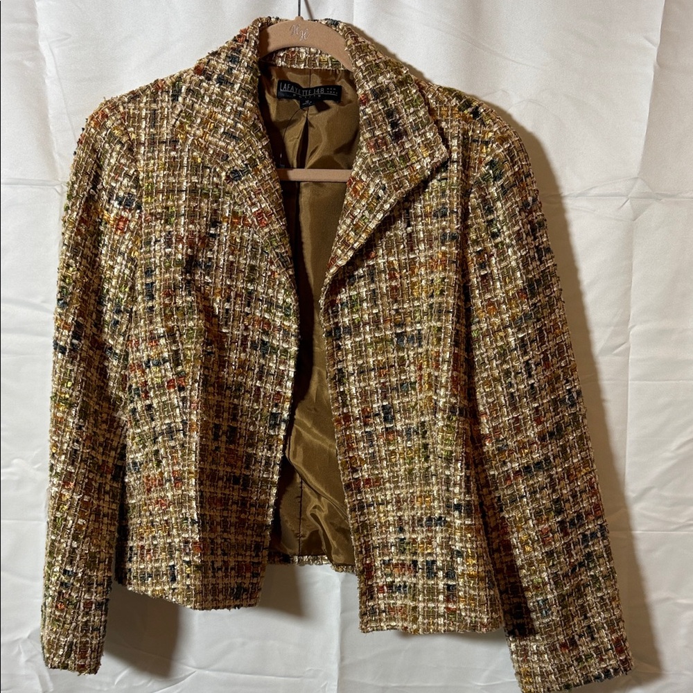 Lafayette 148 Tweed cropped Women's Jacket